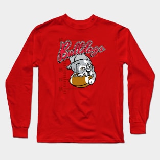 Bulldog Design Cute for girls and kids Long Sleeve T-Shirt